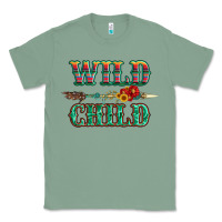 Sage wild chıld serape sunflower and gemstone with arrow Classic Tee - Artiststas
