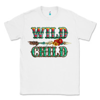 White wild chıld serape sunflower and gemstone with arrow Classic Tee - Artiststas