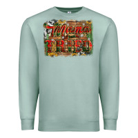 Seafoam mama tried christmas Premium Sweatshirt - Jasminsmagicworld