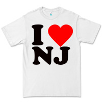 White i love nj Premium Tee - linhVisuals
