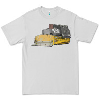 Dove Grey killdozer tread back tank top Premium Tee - linhVisuals
