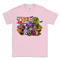 Bubblegum Pink trick rawr treat Classic Tee - FaDigitalArtStudio