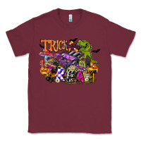 Burgundy trick rawr treat Classic Tee - FaDigitalArtStudio