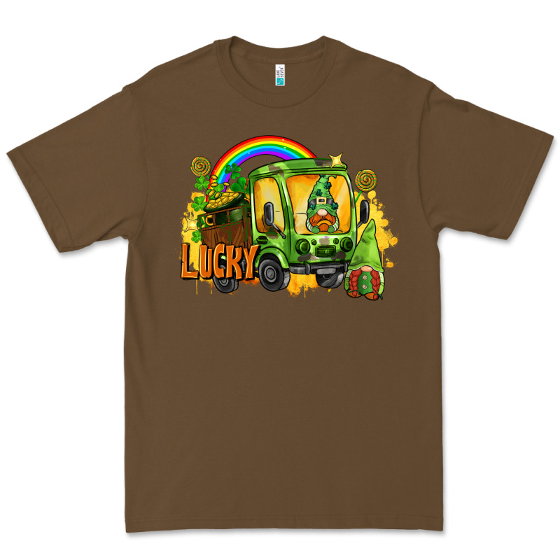 Lucky Gnomes Truck St. Patrick's Day Premium Tee by FaDigitalArtStudio | Teevron
