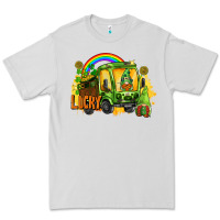 Dove Grey lucky gnomes truck St. Patrick's Day Premium Tee - FaDigitalArtStudio
