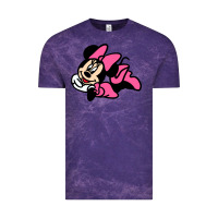 Cloud Purple Minnie Mouse Vintage Tee - CowhideDigitalArt
