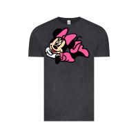 Vintage Black Minnie Mouse Vintage Tee - CowhideDigitalArt