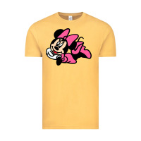 Vintage Mustard Minnie Mouse Vintage Tee - CowhideDigitalArt