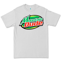 Dove Grey #mountain dude Premium Tee - linhVisuals