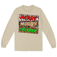 Mushroom merry merry merry Long Sleeve Tee - CowhideDigitalArt