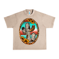 French Oak cowhide serape and sunflower cactus Urban Heavy Tee - Jasminsmagicworld