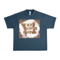 Midnight Navy He Got it From his Momma Urban Heavy Tee - CowhideDigitalArt