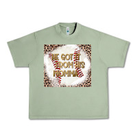 Oil Green He Got it From his Momma Urban Heavy Tee - CowhideDigitalArt