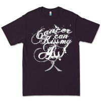 Plum brain cancer t  shirt cancer can kiss my ass! brain ( gray ribbon) t Premium Tee - linhVisuals