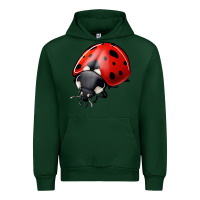 Foreset Green ladybug Urban Hoodie - Jasminsmagicworld