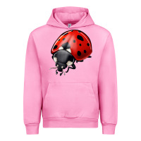 Fuchsia Pink ladybug Urban Hoodie - Jasminsmagicworld