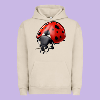 Ladybug Urban Hoodie Designed By Jasminsmagicworld