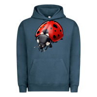 Pigment Midnight Navy ladybug Urban Hoodie - Jasminsmagicworld