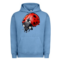 Pigment Pebble Blue ladybug Urban Hoodie - Jasminsmagicworld