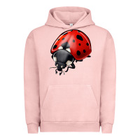 Pigment Salmon ladybug Urban Hoodie - Jasminsmagicworld