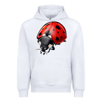 White ladybug Urban Hoodie - Jasminsmagicworld