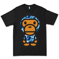 Black baby milo bape camo Premium Tee - linhVisuals