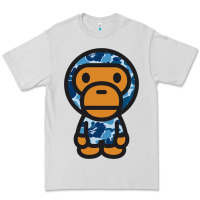 Dove Grey baby milo bape camo Premium Tee - linhVisuals