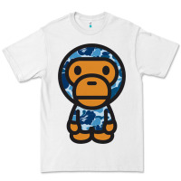 White baby milo bape camo Premium Tee - linhVisuals