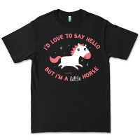 Black i'm a little horse Premium Tee - linhVisuals