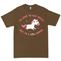 Cacao i'm a little horse Premium Tee - linhVisuals