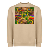 Mushroom st patricks day horseshoe shamrock rainbow gold Heavyweight Sweatshirt - RanaPortraitStore