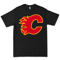 Black the-flames-calgary-sports Premium Tee - linhVisuals