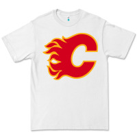 White the-flames-calgary-sports Premium Tee - linhVisuals