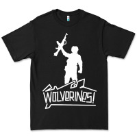 Black Red Dawn Wolverines Premium Tee - linhVisuals