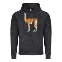 Vintage Black guanaco llama Vintage Hoodie - LillyAllenDesigns