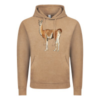 Vintage Coffee guanaco llama Vintage Hoodie - LillyAllenDesigns