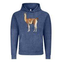 Vintage Denim guanaco llama Vintage Hoodie - LillyAllenDesigns