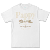 White Mens Pappy Because Grandpa Is For Old Guys Funny Premium Tee - linhVisuals