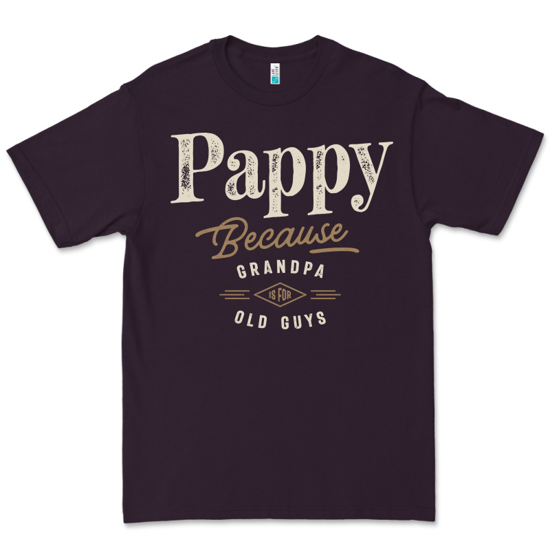 Mens Pappy Because Grandpa Is For Old Guys Funny Premium Tee by linhVisuals | Teevron
