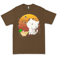 Cacao cat t  shirt ramen noodles kawaii cat t  shirt Premium Tee - linhVisuals