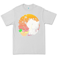 Dove Grey cat t  shirt ramen noodles kawaii cat t  shirt Premium Tee - linhVisuals