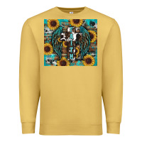 Antique Gold western faith sunflower's Premium Sweatshirt - RanaPortraitStore