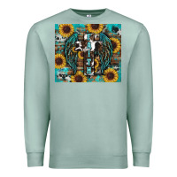 Seafoam western faith sunflower's Premium Sweatshirt - RanaPortraitStore