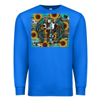 True Royal western faith sunflower's Premium Sweatshirt - RanaPortraitStore