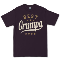Plum Mens Best Grumpa Ever Funny Grandpa Premium Tee - linhVisuals