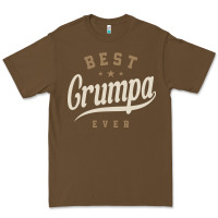 Cacao Mens Best Grumpa Ever Funny Grandpa Premium Tee - linhVisuals