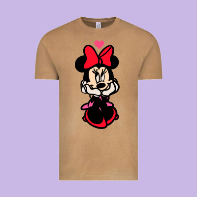 Minnie Mouse Vintage Tee Designed By Cowhidedigitalart