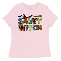 Bubblegum Pink salty witch Ladies Tee - BundleAndBundleShop