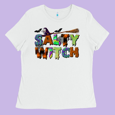 Salty Witch Ladies Tee Designed By Bundleandbundleshop