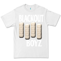 White blackout boyz black Premium Tee - linhVisuals